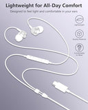 iPhone 17e USB C Wired Headphones for iPhone 17 16 15, USBC Wired Earbuds with Microphone Noise Cancelling for , in-Ear Ear Buds Corded