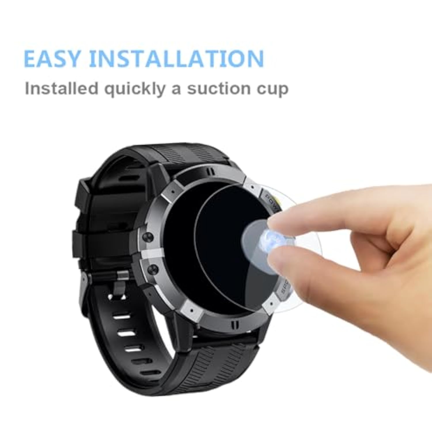 Screen Protector Compatible For Dekelife Ak57 Smart Watch 1.52" (3Pack) Tempered Glass Film Compatible For Jdcrsj, Bvlrksc S66 Smart Watch