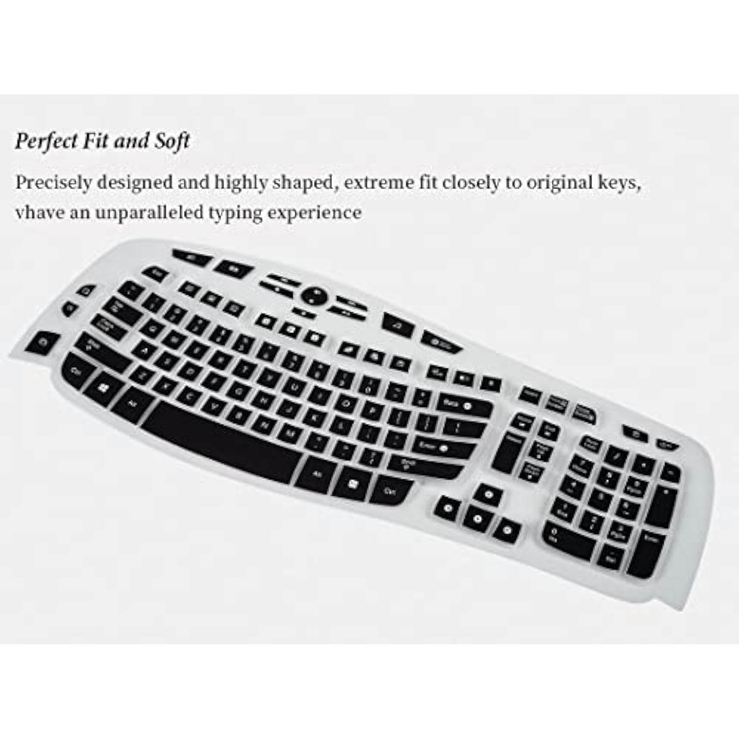 Keyboard Cover For Logitech K350 Mk550 Mk570 Wireless Wave Keyboard, Logitech