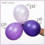 Pearl Lavender Balloons 140Pcs Different Sizes Pack Of 18 12 10 5 Inch Pearl Light Pastel Purple Lilac Balloon Arch Kit For Bachelorette Fairy Girl Birthday Party Decorations Purple-Z32