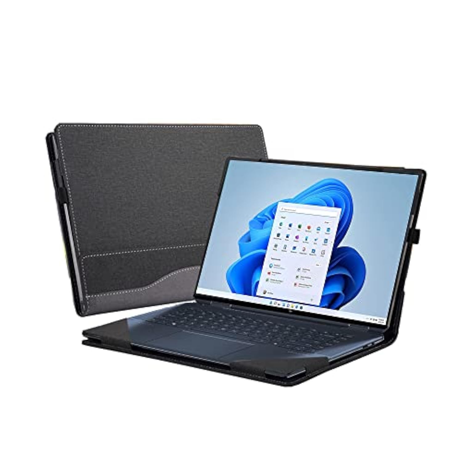 Laptop Sleeve For Hp Spectre X360 16-F 16T-F Envy 16-H/Laptops Hp 15Z-Ef2000 Touch Optional/15 The 200 Touch /15-Dy5097Nr/15-Dy2096Nr / 15-Bp 15-Ds 15-Dr Computer Bag (15.6Inch, Gray-Black)