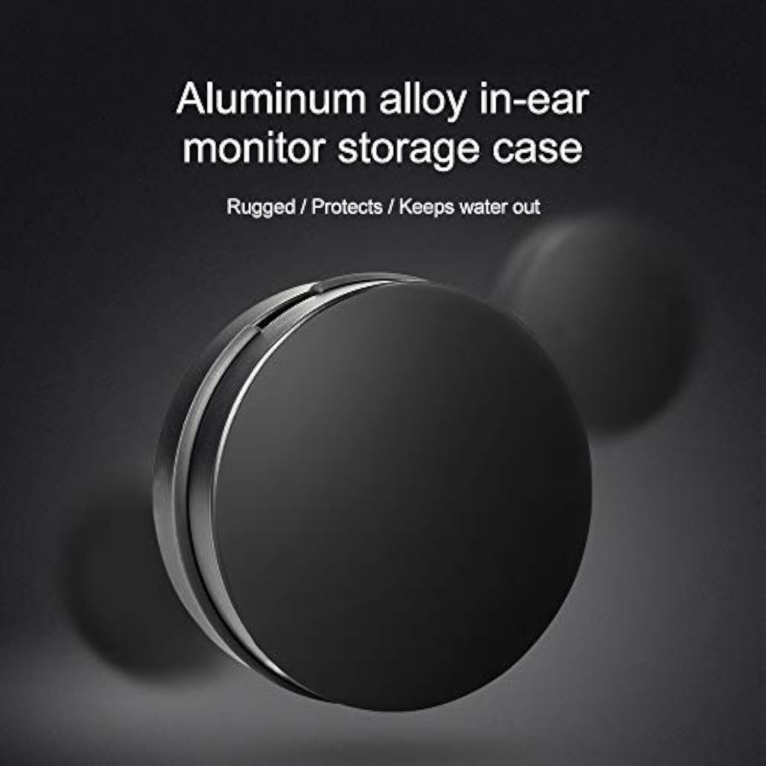 Universal Earbuds Case Mini Storage Hard Earphone Case Protective Waterproof Aluminum Alloy Housing For Trn V80 V10 V20 V60 V90 Kz As10 Portable Travel Carrying Cases (No Logo)