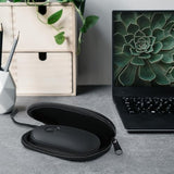 Neoprene Case Compatible With Logitech Pebble Mouse 2 M350S / M350 - Case For Mouse Soft Pouch Carry Bag - Black
