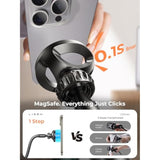 Gooseneck Phone Holder For Bed, Magsafe Stand For Iphone 16, Flexible Magnetic Adjustable Cell Phone Stand Compatible With Iphone 16 Pro 15 14 Ipad