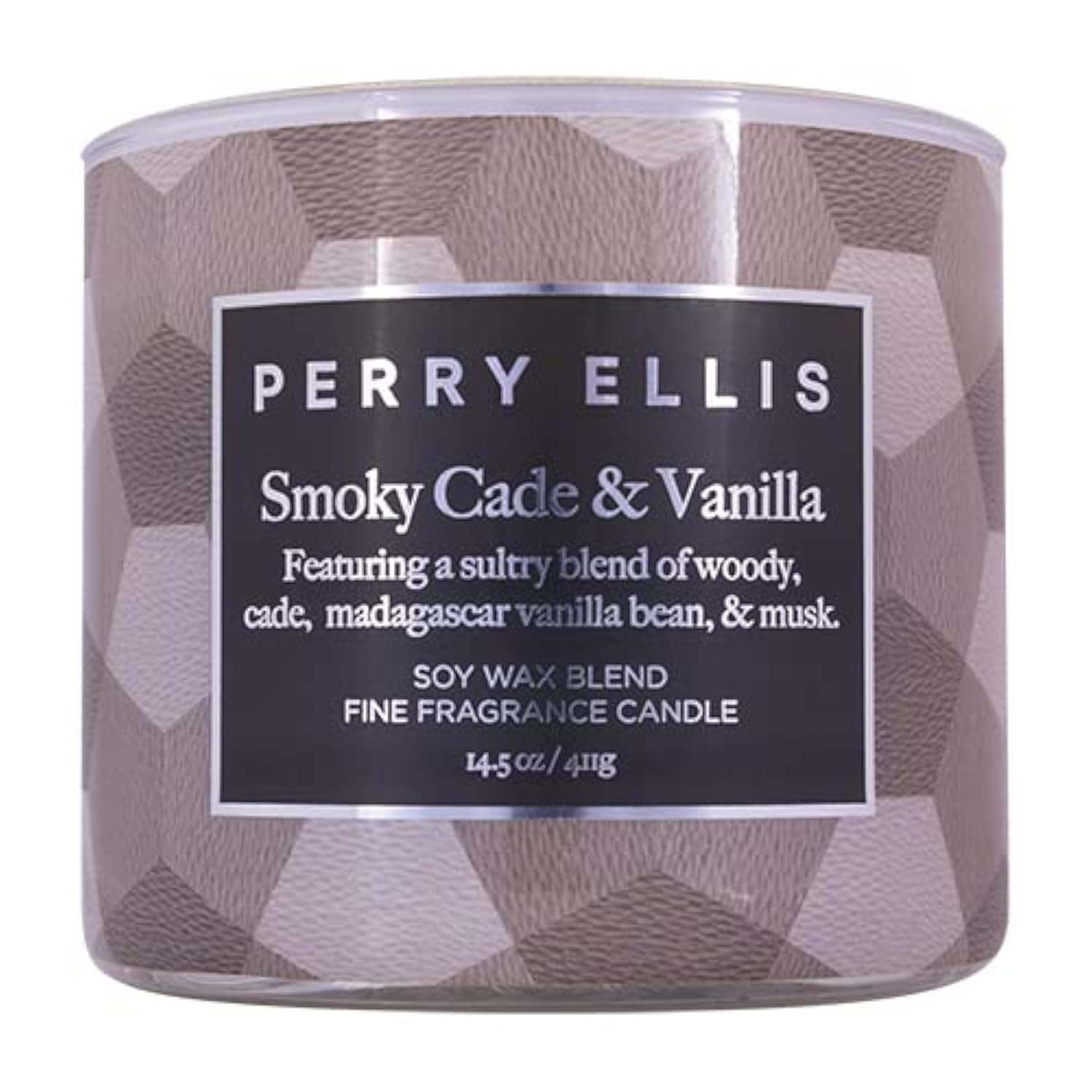 Perry Ellis Candle Scented Candles, Smoky Cade & Vanilla Soy Candle