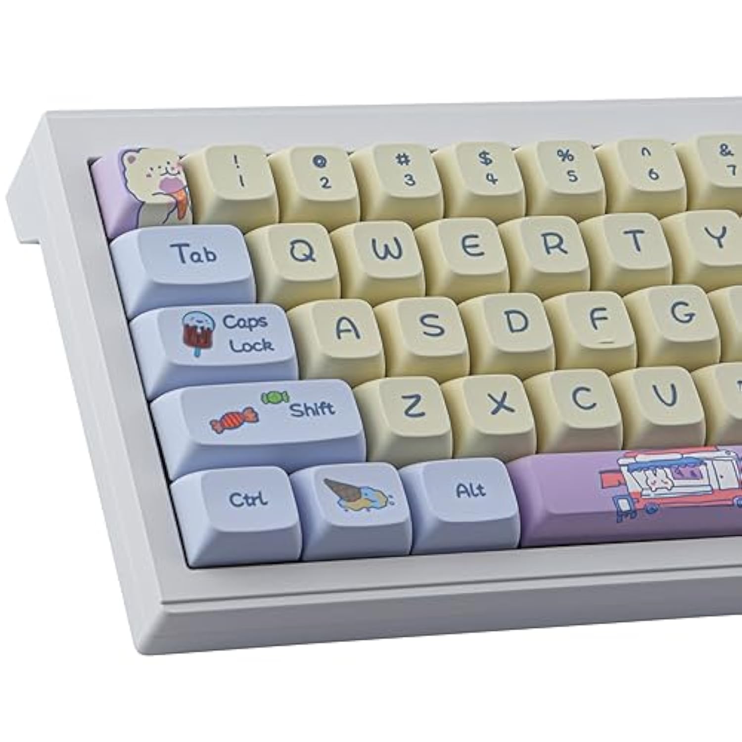 Pbt Keycaps Xda Profile 147 Keys Animal Forest Keycaps Dye-Sublimation With 7U