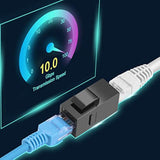 Rj45 Coupler Inline Keystone Jack, Female To Female Rj45 Keystone Coupler 25 P