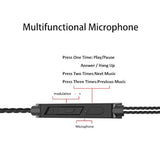 YNR 4 Pairs Wired Earbuds with Microphone & Volume Control, in Ear Earphones for School, Noise Islating High Definition, for 3.5mm Jack iPhone iPad iPod Samsung Google Devices (A12-4)