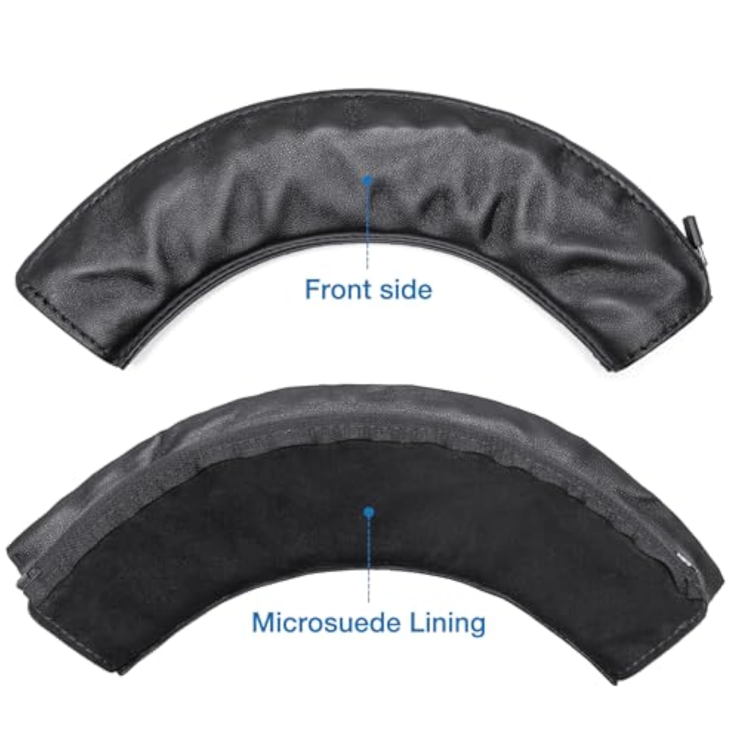 Luxury Lambskin Headband Cover Compatible With Focal Utopia, Clear Mg, Stellia, Celestee, Clear Pro Mg, Radiance, Soft Genuine Leather Cushion Pad, Elegant & Comfortable Headphone Protector