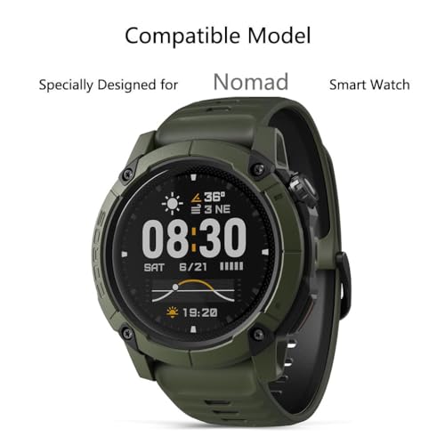 for COROS Nomad Screen Protector 1.3" [3 Pack] HD Tempered Glass Film [9H Hardness] [Anti-Scratch] [Bubble Free] Compatible for COROS Nomad Outdoor