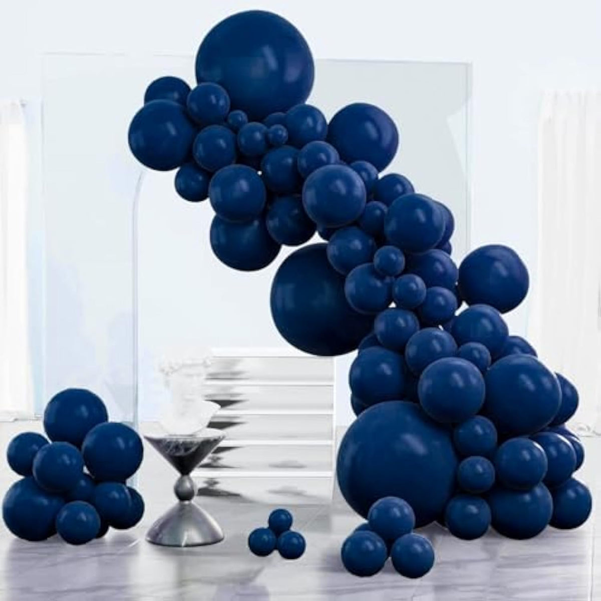85pcs Navy Blue Balloons Mixed Sizes Party Garland Arch Decor