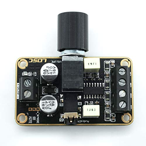 2 PCS Audio Amplifier Board,5W+5W Mini Amplifier Board PAM8406 DC 5V Digital Stereo Power Amp 2.0 Dual Channel Class D Amplify Module for Speaker
