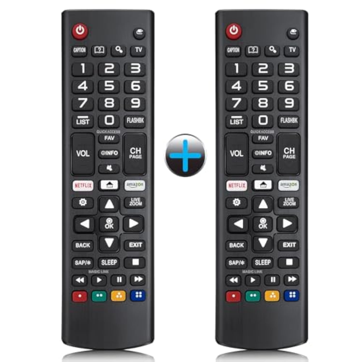 ?Pack Of 2? New Universal Remote Control For All Lg Tv Remote, Replacement Remote Compatible For All Lg Smart Tv, Led, Lcd, Hdtv, 3D, Series Tv