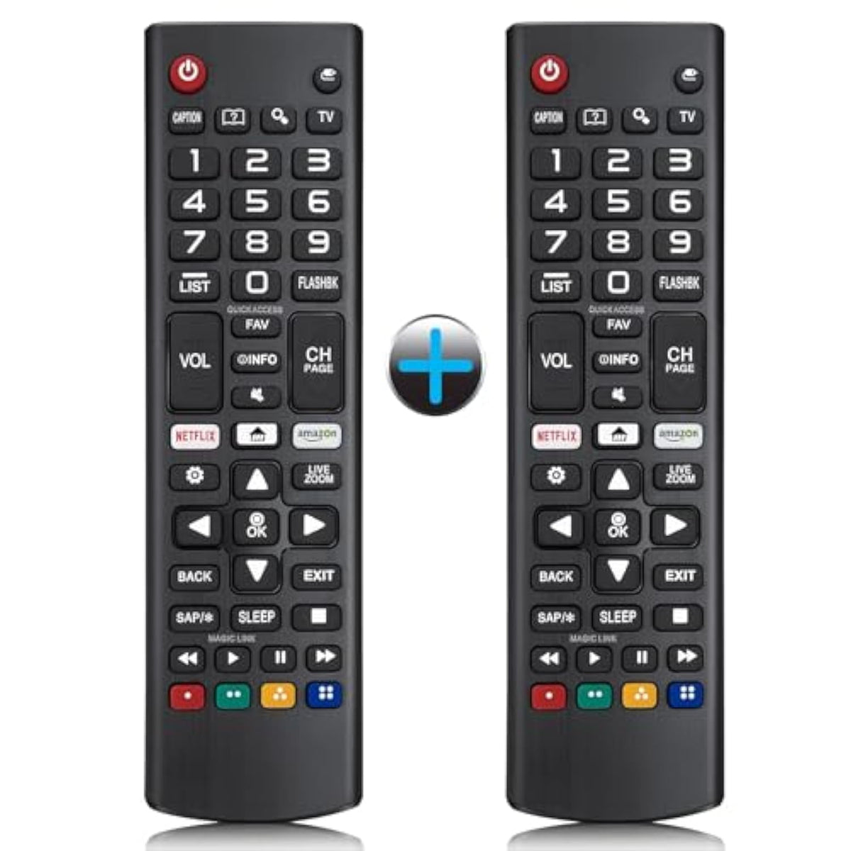 ?Pack Of 2? New Universal Remote Control For All Lg Tv Remote, Replacement Remote Compatible For All Lg Smart Tv, Led, Lcd, Hdtv, 3D, Series Tv