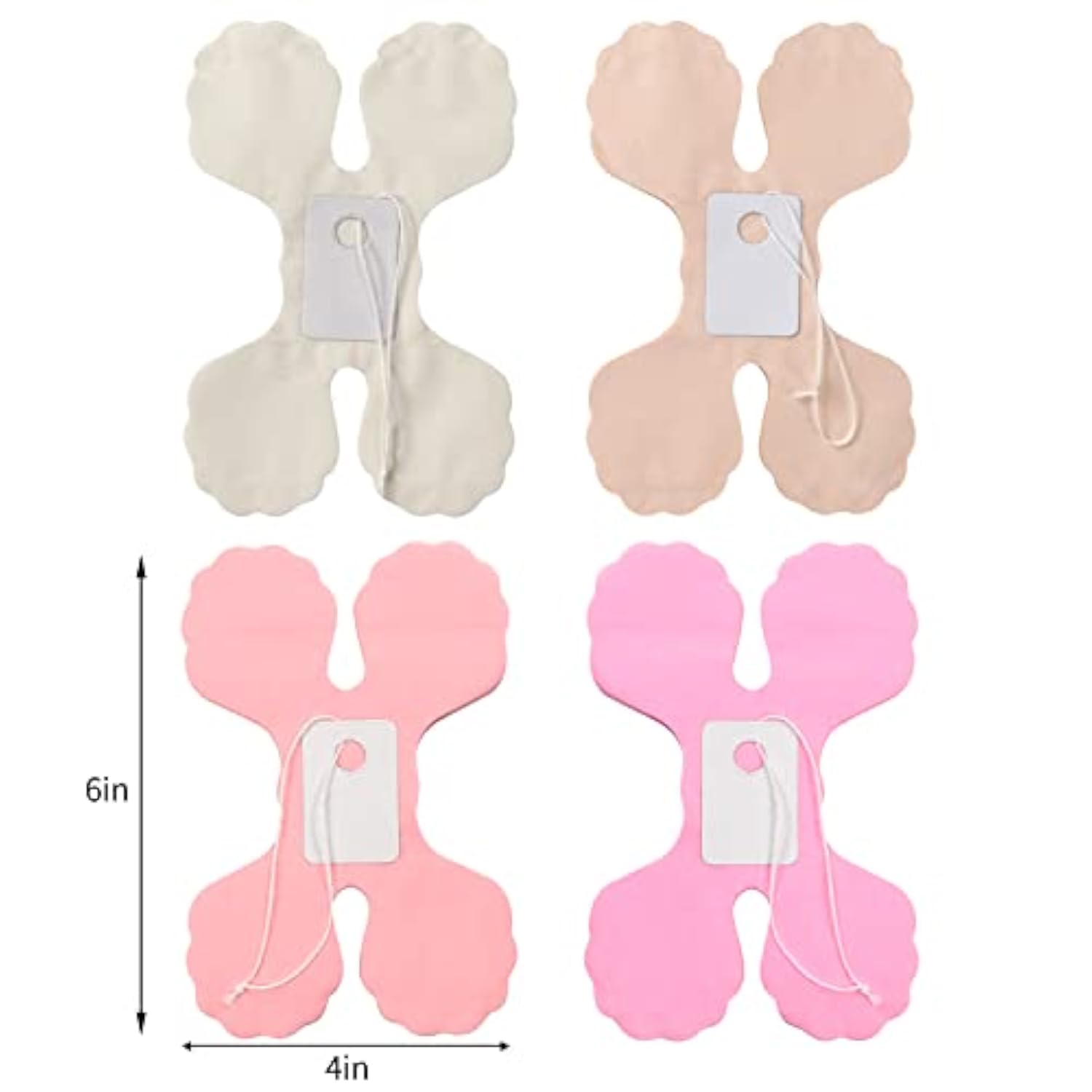 Pink White Peach Streamers Garland 157Ft Four-Leaf Clover Hanging Party Decor