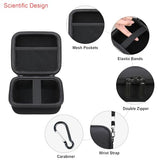 Carrying Case For Netgear Nighthawk M6/ M6 Pro/ M7 Pro/ M5 5G Mobile Hotspot Router, Portable Wireless Wifi Travel Hotspot Router Storage Holder, Extra Mesh Pocket Fits Cable, Black