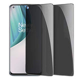 Privacy Screen Protector for OnePlus Nord N10 5G, [2PACK] Ultra Thin Anti-spy Anti-peep Screen Tempered Glass Protective Film for OnePlus Nord N10 5G
