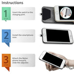 Phone Lanyard, Cell Phone Lanyard With Adjustable Detachable Neckstrap And Phone Tether, Phone Strap Suitable For All Smartphones-Black