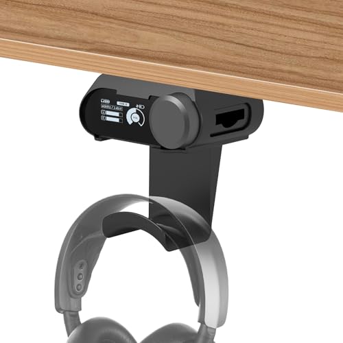 Under Desk Headphone Hanger Stand for SteelSeries Arctis Nova Pro Wireless-Arctis Pro Wireless NOVA Magnetic Mount Secretlab Magnus Version,Headphone