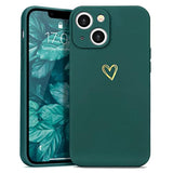 For 14 Case Cute Slim Shockproof Phone Case With Wireless Charging Support And Protection, Green