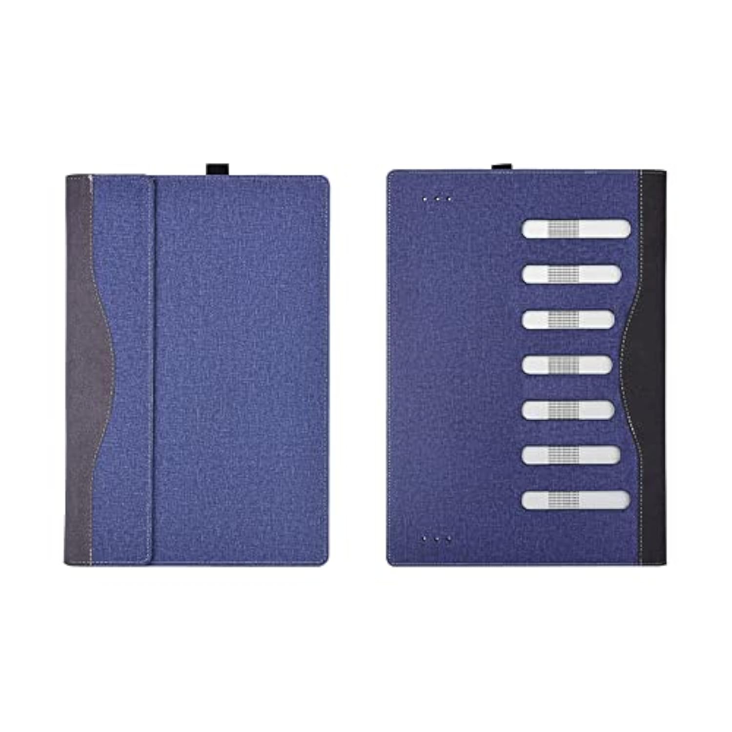 Laptop Cover Case Only For Dell - Xps 14 (9440) 14.5" Laptop [Not Compatible With Any Other Model] Pu Leather Detachable Notebook Sleeve Computer Bag Protective (Blue)