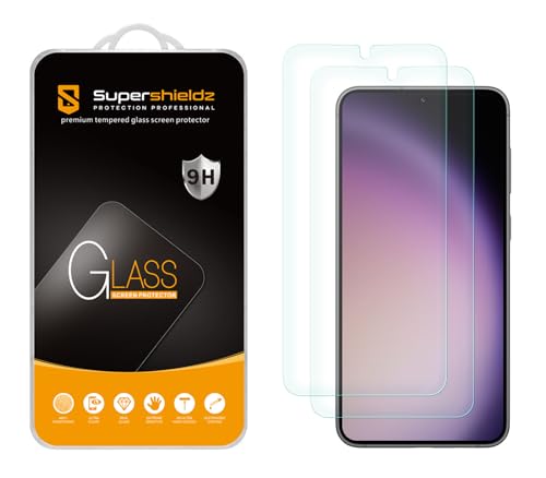 (2 Pack) Designed For Samsung Galaxy S25+ Plus / S24+ Plus Tempered Glass Screen Protector, Anti Scratch, Bubble Free