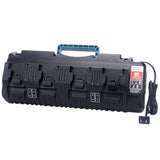 18V 4-Port Battery Charger 48-59-1804, Simultaneous Rapid Charger For 14V & 18V Lithium Ion Battery 48-11-1862 48-11-1850 48-11-1840 48-11-1815 48-11-1820 48-11-1828