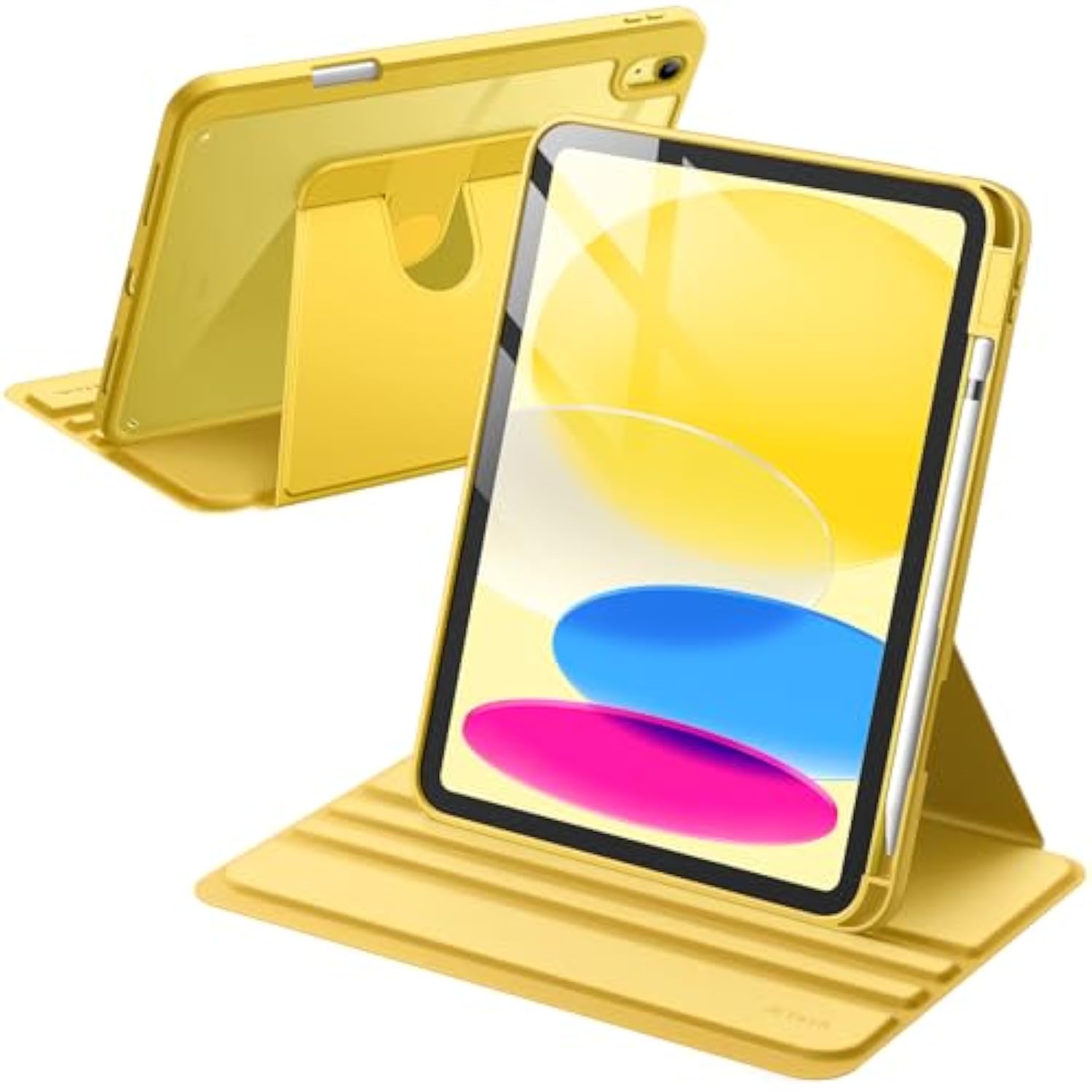JETech Rotating Case for iPad 10 (10.9-Inch, 2022 Model, 10th Generation) with
