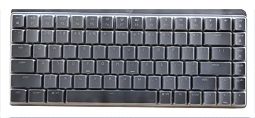 Dust-Proof Silicone Keyboard Skin Cover Compatible For Logitech Mx Mechanical Mini Wireless Illuminated Keyboard 84 Key (Not For Full Size Or Logitech Mx Keys Mini Wireless Illuminated Keyboard)