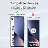 2 Pcs Screen Protector For Xiaomi Xiaomi 12/12X 5G 6.28",Flexible Tpu Film,With 1Pc Camera Lens Protector,1Pc Back Film,Bubble Free[Easy To Install]