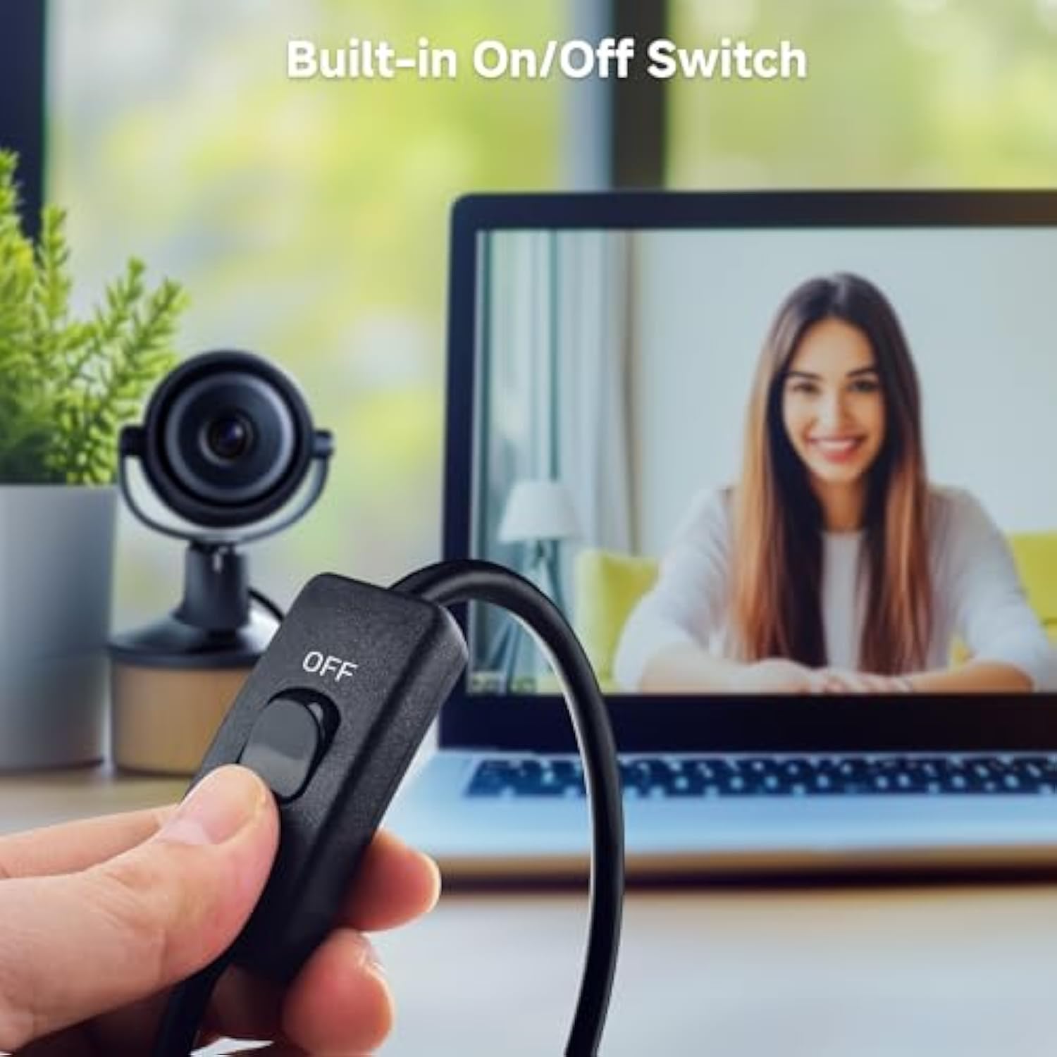 Cable Matters USB 3.0 Extension Cable with On Off Switch 6 ft, Support Data an