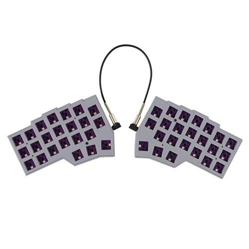 Split Keyboard Corne V4.1 46 Keys Ergonomic Hotswappable 40% Layout 3D Pla Rgb Qmk Vial All Key Programmable Mini Independent Gaming Keyboard Kit