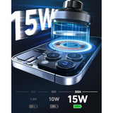 For Magsafe Car Charger Mount, 15W Fast Charging Led 2In1 Magnetic Wireless Car Magsafe Charger For Iphone, Wireless Phone Charger For Car Fits Iphone 16 15 14 13 12,Samsung With Magsafe Case