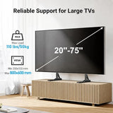 Universal TV Stand Mount for 20-75 Inch TVs, Height Adjustable Table Top TV Stand, Great Load-Bearing Replacement TV Legs with Steel Holds up to
