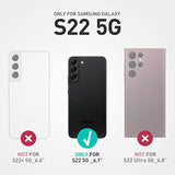 SUPCASE for Samsung Galaxy S22 Case with Stand (Unicorn Beetle Pro), [Built-in Belt-Clip] Heavy Duty Full-Body Dual Layer Rugged Kickstand Shockproof Protective Phone Case for Galaxy S22, Black