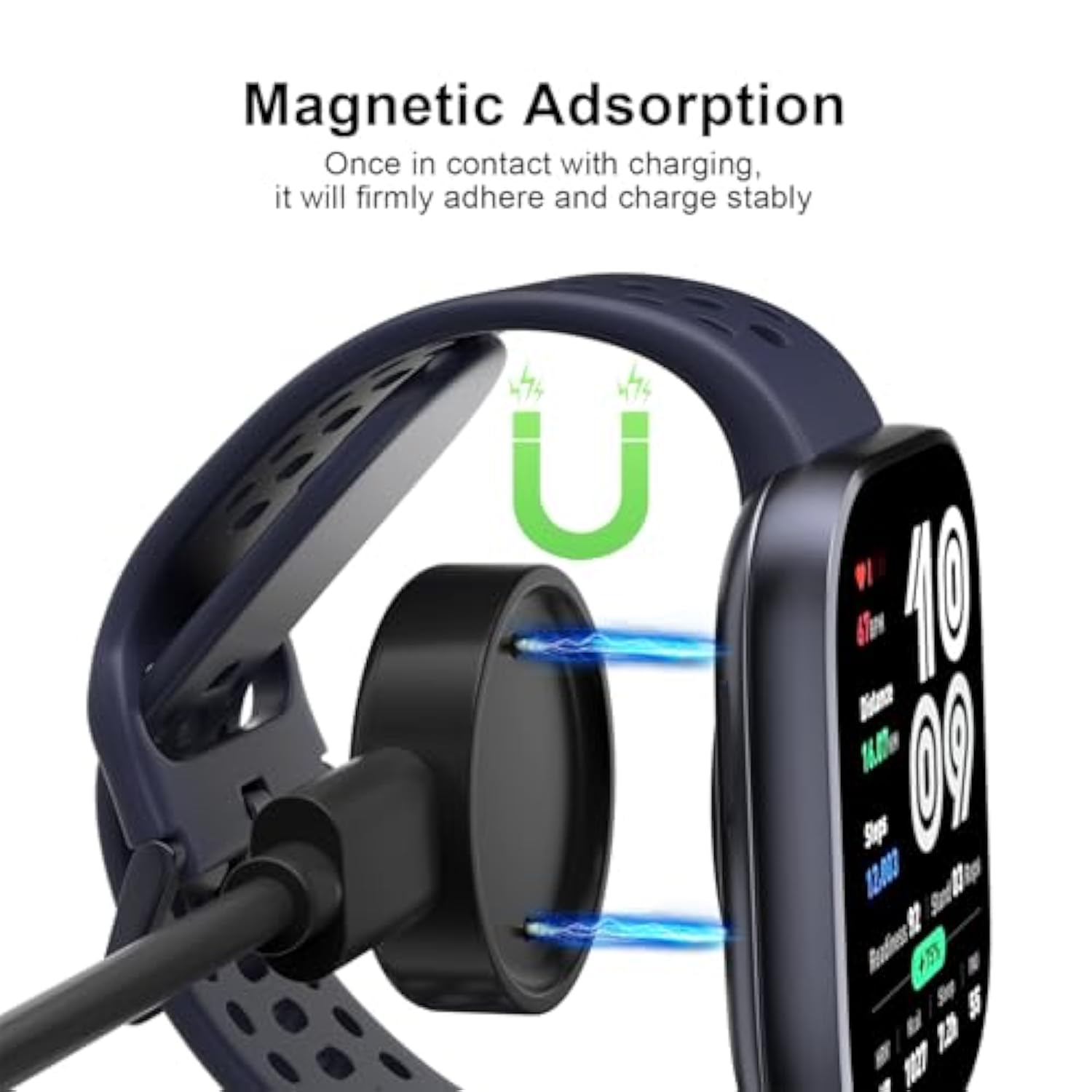 Charger For Amazfit Bip 6/Active 2, Replacement Smart Watch Charger 3.3Ft Usb Magnetic Charging Cable Cord