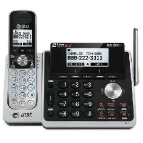 (Tl88102) Dect 6.0 1-Handset 2-Line Landline Telephone Bundle With 3 Handsets And Dual Caller Id/Call Waiting