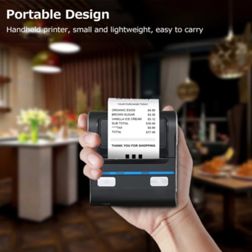 Is Not Compatible With Iphone/Ipad/Mac,80Mm Bluetooth Portable Thermal Receipt Printer,Only Compatible With Android/Windows,3 Inch Ticket Wireless Android Bill Invoice Printer For Small Business