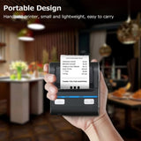 Is Not Compatible With Iphone/Ipad/Mac,80Mm Bluetooth Portable Thermal Receipt Printer,Only Compatible With Android/Windows,3 Inch Ticket Wireless Android Bill Invoice Printer For Small Business