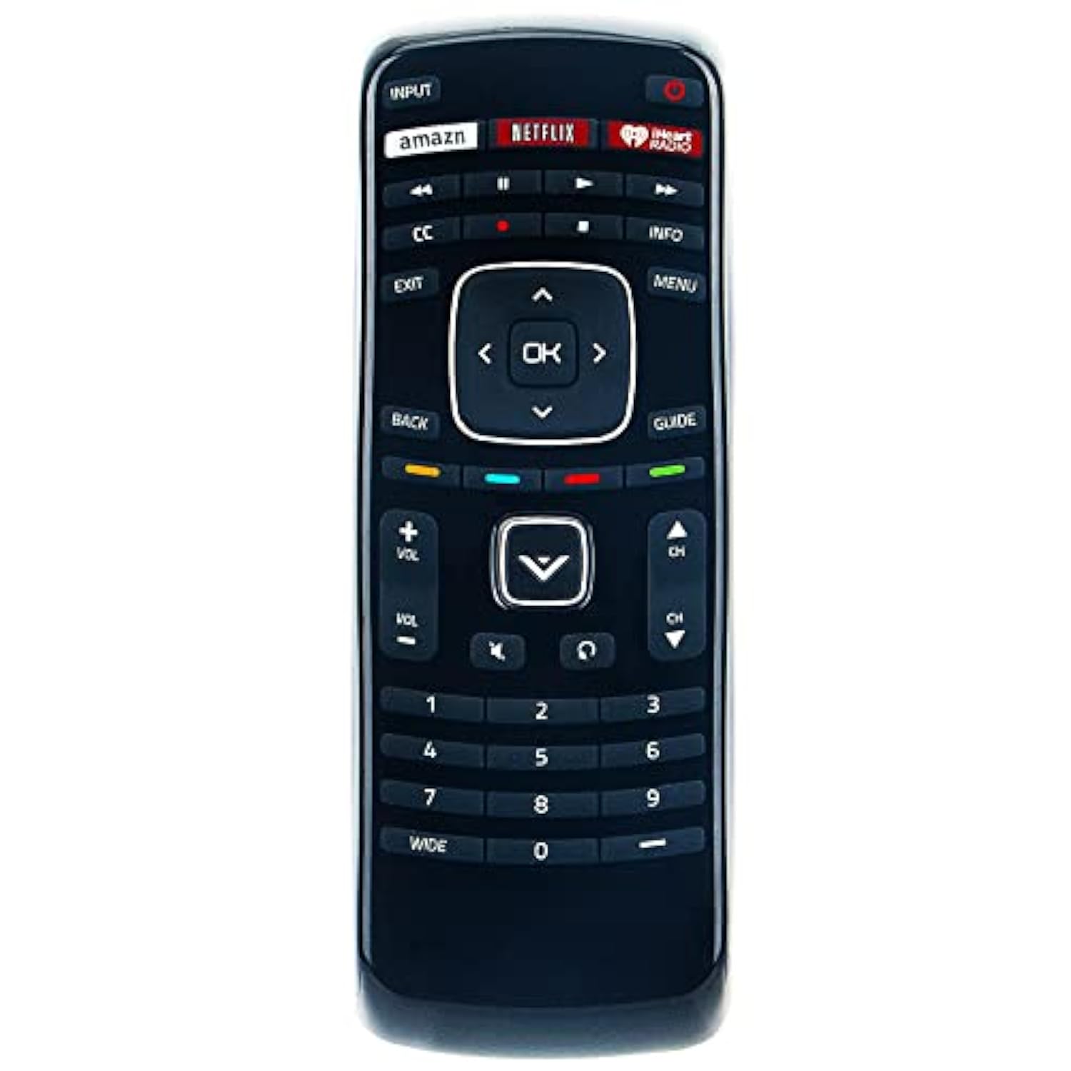 XRT112 Replacement Remote for Vizio Smart LED TV with Netflix and iHeart Keys