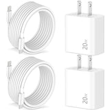 Pixel 10/9/8/7/6/5/4 Fast Charger, 2Pack 20W Usb C Charging Block + 6Ft Usb C Cable Cord For Google Pixel 10/ Xl Pro Fold /9/8/7/7A/6A/6/Pro/5/4/3/Xl, Phone 15/16, Galaxy, Android Phone