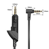 Replacement Audio Cable Cord Extension Wire Compatible With Bose Quietcomfort 15 Qc15 Quiet Comfort 15 Headphones