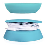 - Tangle-Free Earphone/Earbud Case, Compact Storage System, Silicone (Teal, Set Of 1)