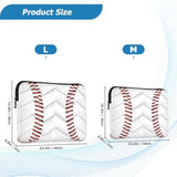 Baseball Print Laptop Sleeve 13-14 Inch Laptop Sleeve Bag, Shockproof Laptop Case Tablet Liner Pouch