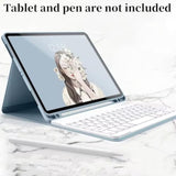 Backlit Keyboard For Ipad Pro 13 Inch (M4) 2024 Case With Mouse And Detachable Rgb Colorful Backlight Color Keyboard Case,Dark Green+Black