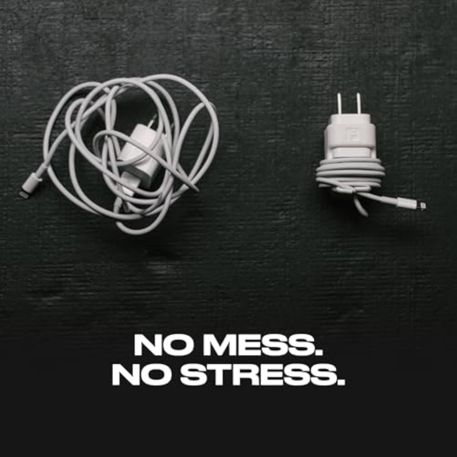 The Snap Back Charger Winder Compatible with Apple 20W/18W USB-C Chargers for Travel and Cable Management