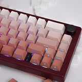 Pbt Doubleshot Gradient Keycaps Set Backlit Pink Shine Through Custom Oem Prof