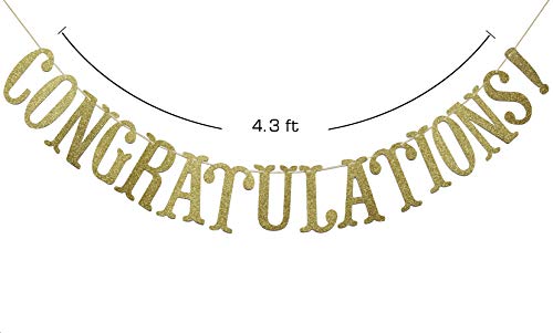 Congratulations Banner, Graduation Party Decor
