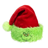 Kids Santa Hat?Velvet Christmas Hat With Funny Elf Monster Face For Baby Toddler?New Year Party Headwear (Kids)