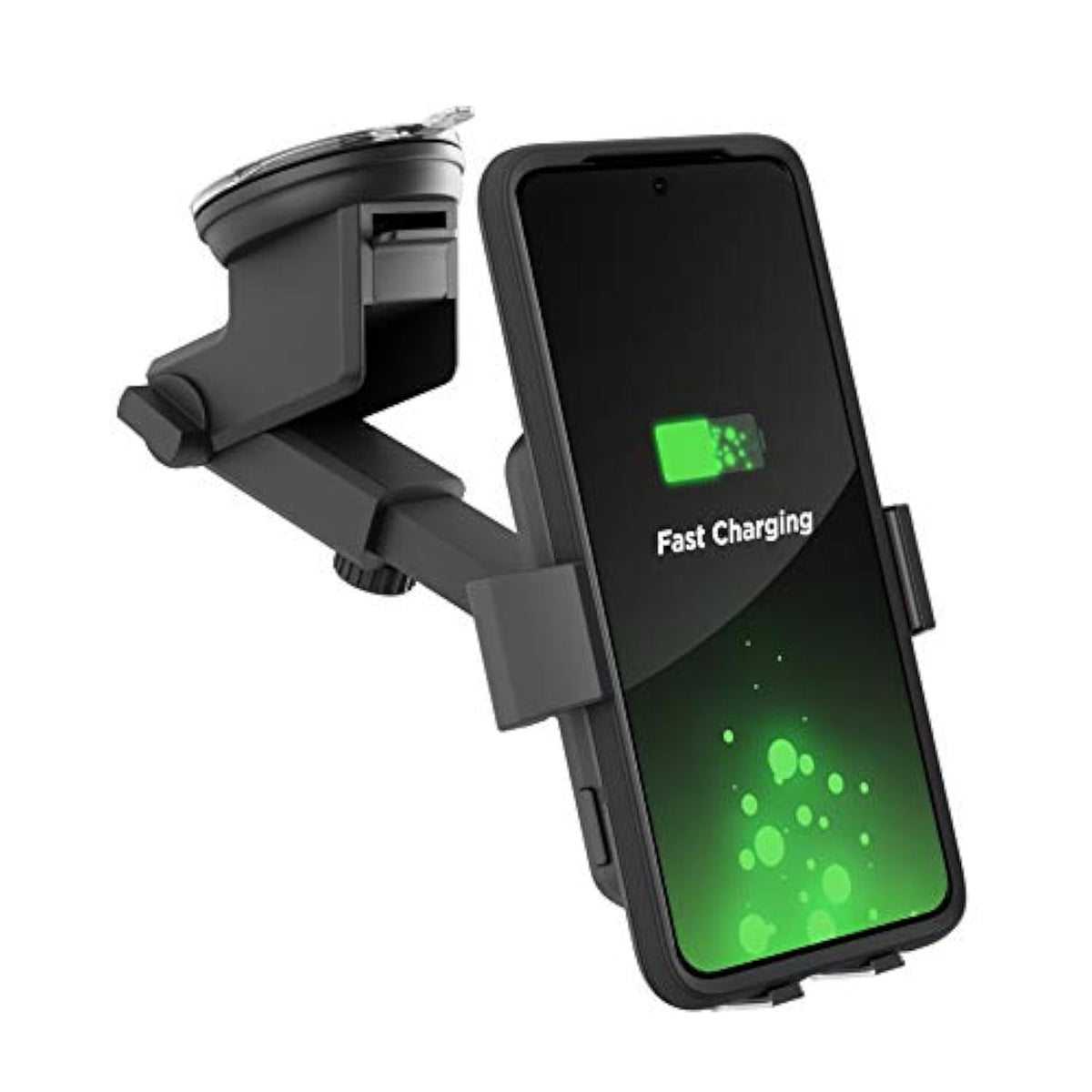 Auto Clamping Fast Charging Qi Holder for Galaxy S23/S22/S21/S20/Plus/Ultra/S10/S9/Note 10/20 Car Mount